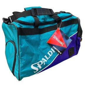 NWT Vintage Spalding Sportime 3 Duffle Bag